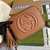 Back view of modern premium women's handbag – women's statement bag