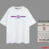 Back view of Moncler luxury clothing with logo-detail design