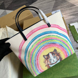 Back view of statement elevated women's handbag – women's luxury handbag