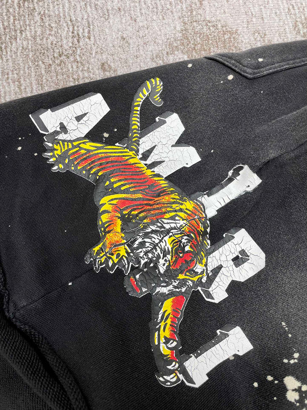 Amiri luxury t-shirt detail shot
