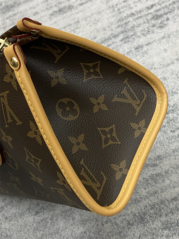  polished satchel detail view showing craftsmanship 8