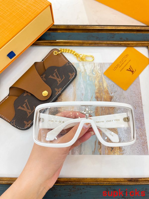 Front view of Louis Vuitton unisex sunglasses