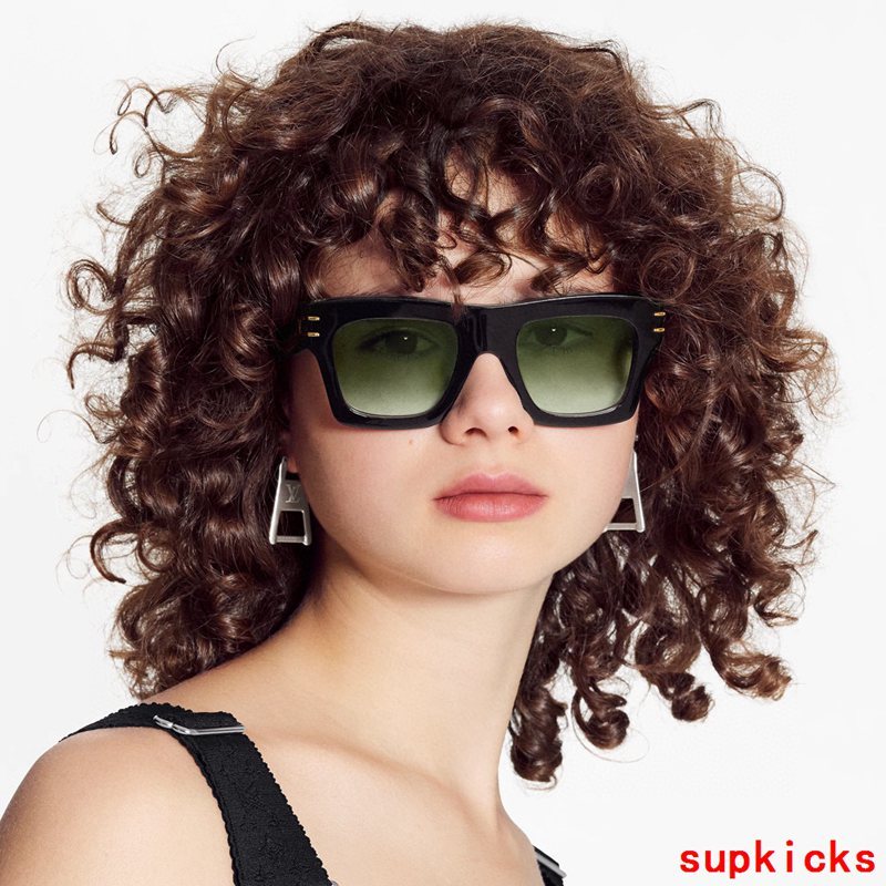 Side view of Louis Vuitton unisex sunglasses