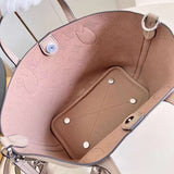 Top view of refined premium women's handbag – women's statement bag