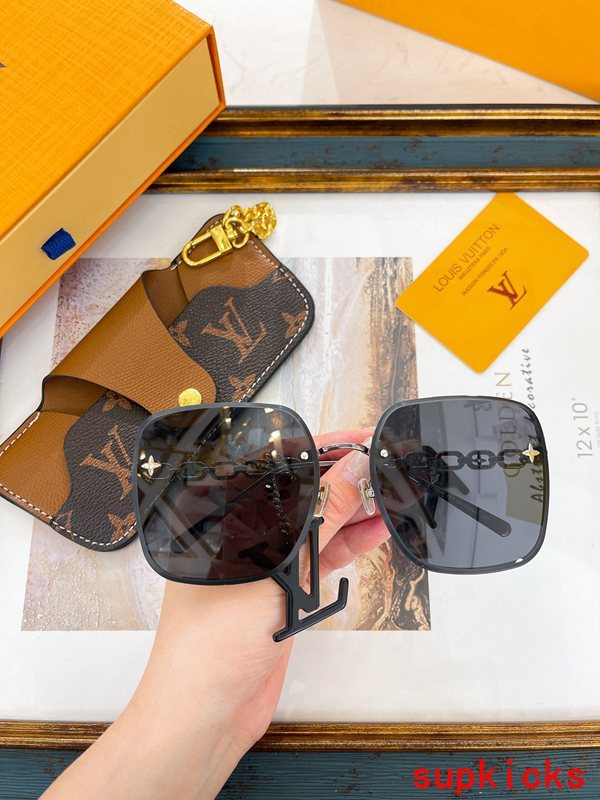 Full view of Louis Vuitton unisex sunglasses
