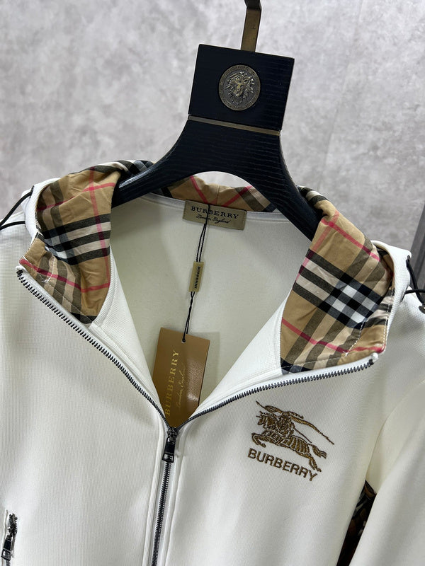 Burberry clothing close-up — premium authentic designer style