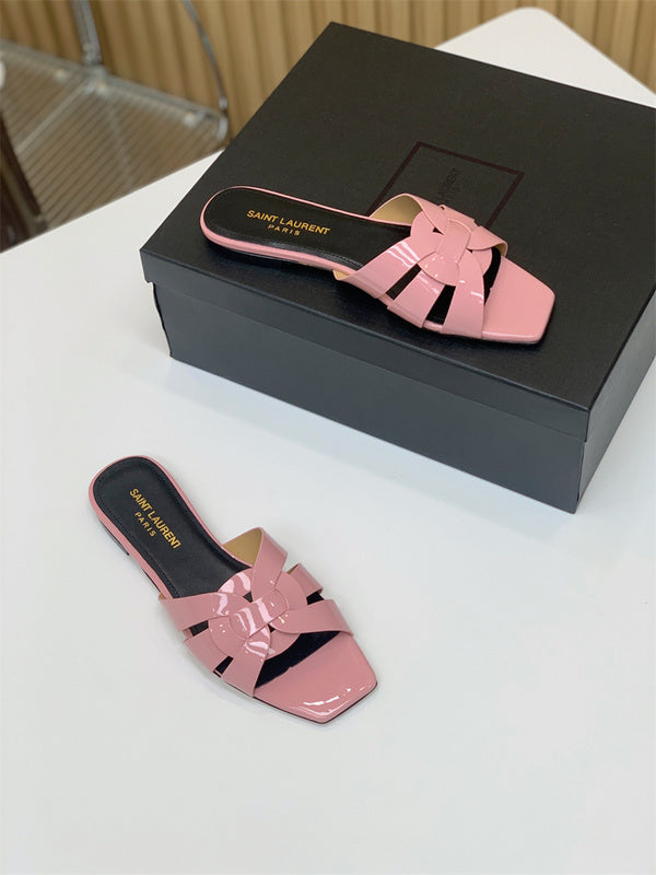 Saint Laurent luxury shoes close-up — premium authentic designer style