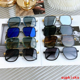 Lifestyle view of Louis Vuitton unisex sunglasses