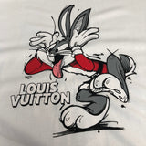 Full styled look of Louis Vuitton cotton t-shirt with everyday silhouette