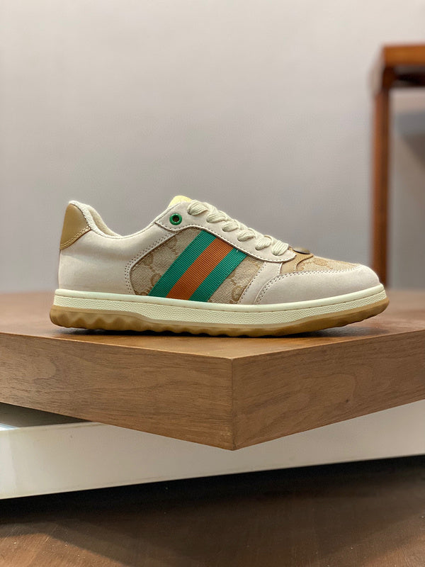 Gucci sneakers detailed view showing premium designer craftsmanship