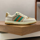 Gucci sneakers detailed view showing premium designer craftsmanship