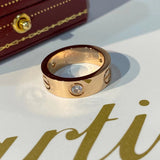 Close-up detail view of Cartier unisex jewelry piece