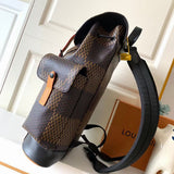Back view of premium classic women's handbag – women's designer-style accessory