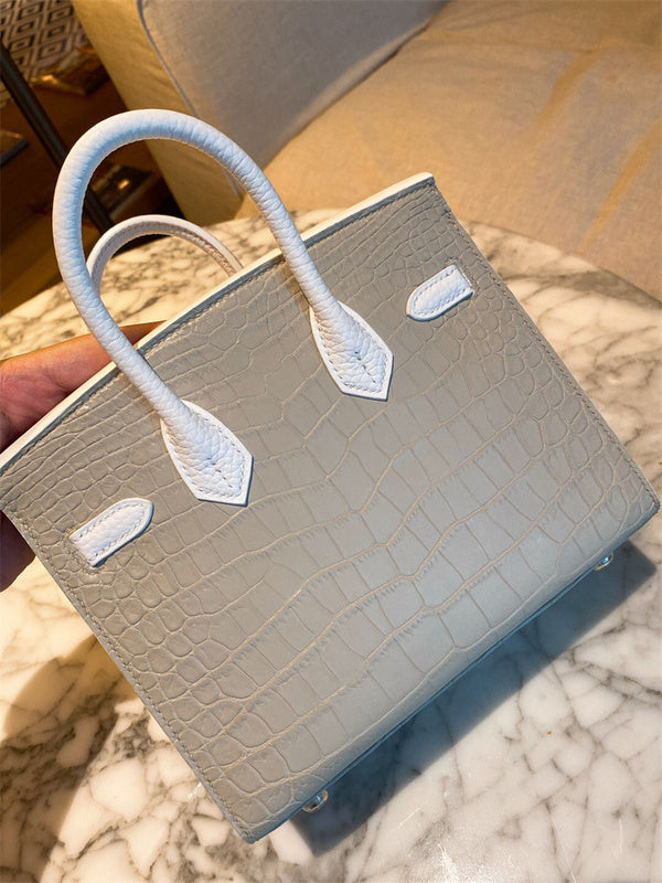 Polished bag shown from front angle