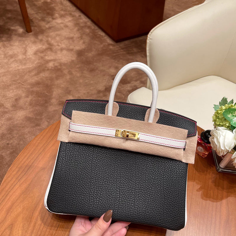 Close-up detail of timeless bag design