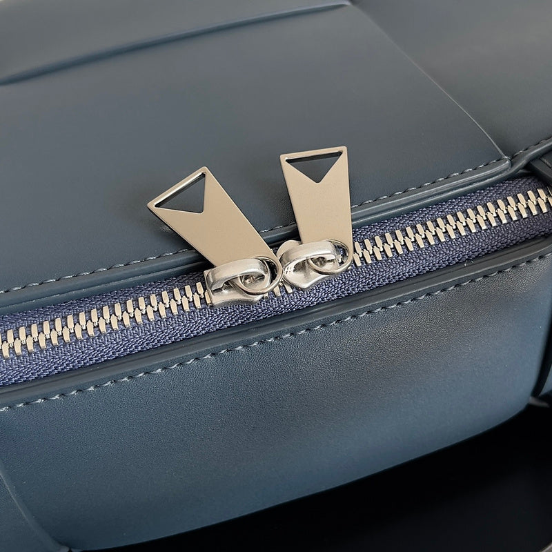 Structured Faux Leather Handbag - Sleek Minimalist Lines | Women's Fashion Handbag #1584 - alternate angle view (image 8) of designer-inspired handbag