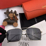 Angled view of Cartier unisex sunglasses