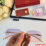 Angled view of Cartier unisex sunglasses