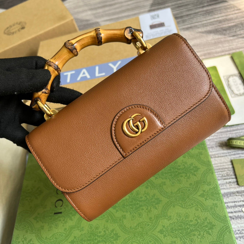 Front view of elevated refined women's handbag – women's luxury accessory