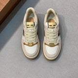 Gucci stone beige luxury sneakers view 6 chunky sole construction