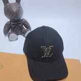 Close-up detail view of Louis Vuitton unisex cap