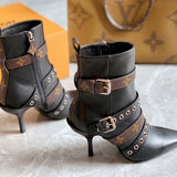 Louis Vuitton luxury shoes detail shot