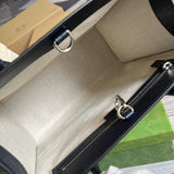 Side profile of refined structured women's handbag – women's luxury handbag