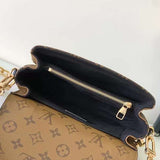 Front view of modern everyday-luxe women's handbag – women's statement bag