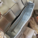 Sophisticated Premium PU Leather Handbag - Statement Silhouette | Women's Fashion Handbag #1623 - back view (image 4) of designer-inspired handbag