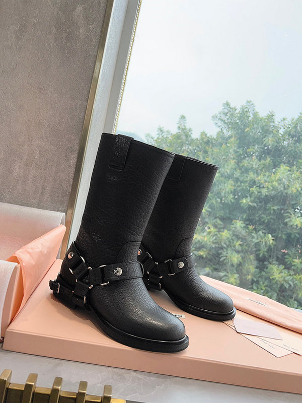 Close-up of Miu Miu shoes craftsmanship
