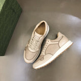 Gucci muted earth tones luxury sneakers view 9 everyday casual design