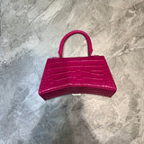 Contemporary Faux Leather Handbag - Signature Hardware Accents | Women's Luxury Handbag #612 - hardware and detail close-up (image 5) of designer-inspired handbag