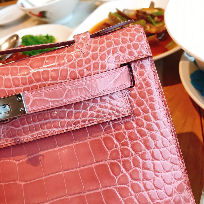Close-up detail of classic bag design