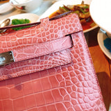 Close-up detail of classic bag design