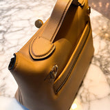  Polished crossbody bag carried on shoulder 10
