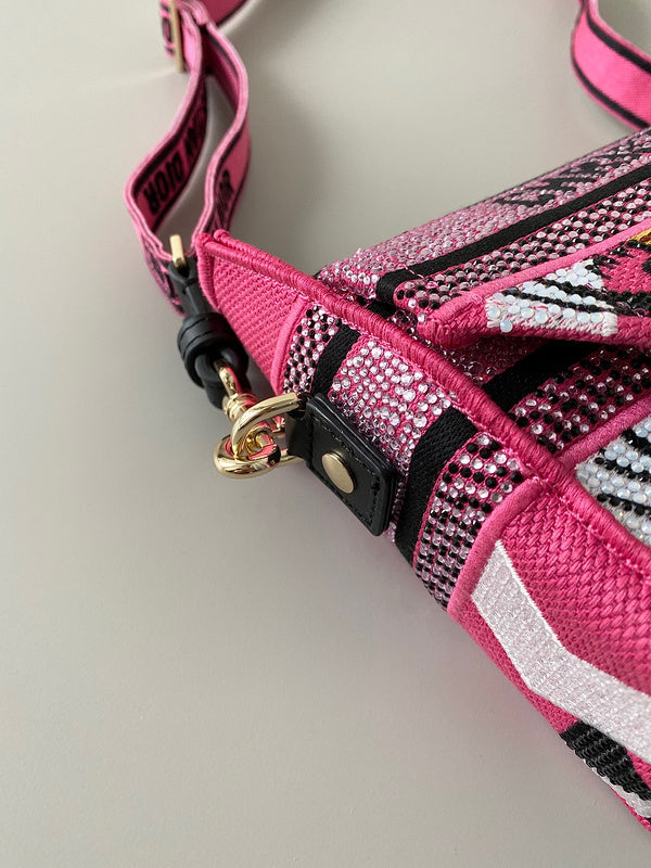 Styled lifestyle shot of signature statement women's handbag – women's statement bag