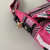 Styled lifestyle shot of signature statement women's handbag – women's statement bag