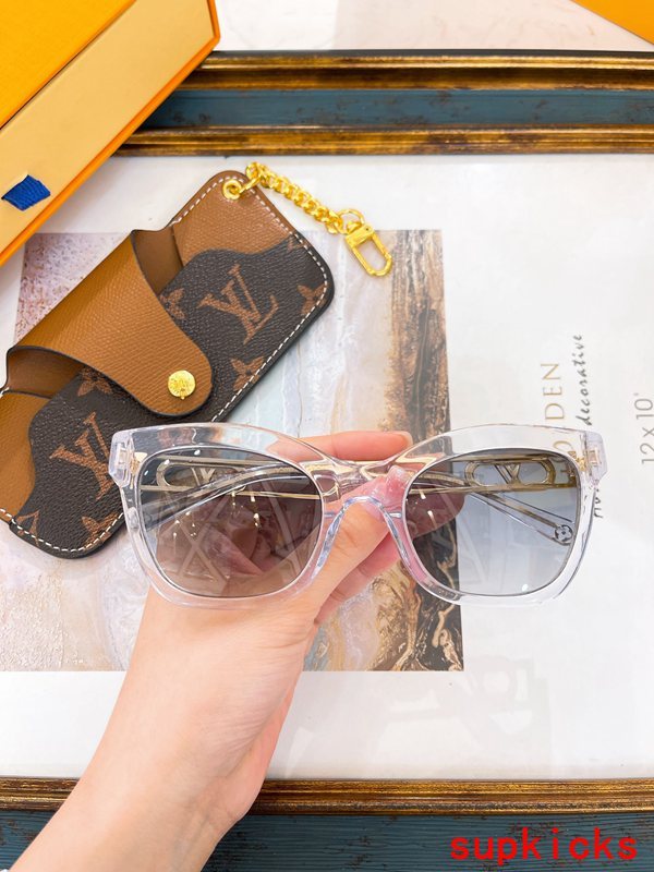 Front view of Louis Vuitton unisex sunglasses