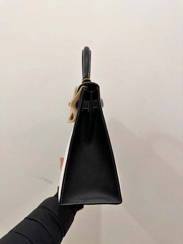 Close-up detail of contemporary bag design