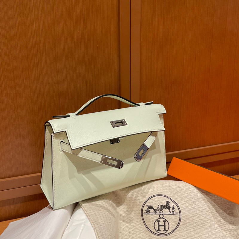 Close-up detail of refined bag design