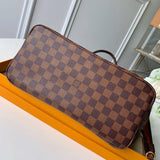Interior view of statement structured women's handbag – women's luxury handbag