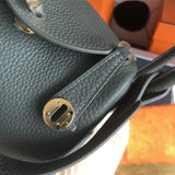  structured shopper bag detail view showing craftsmanship 8