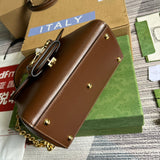 Front view of signature sleek women's handbag – women's statement bag