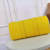 Top view of premium chic women's handbag – women's statement bag