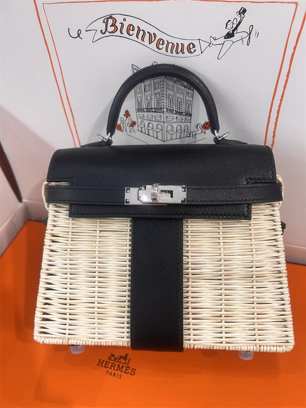 Close-up detail of sleek bag design