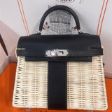 Close-up detail of sleek bag design