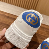 Gucci sneakers detailed view showing premium designer craftsmanship