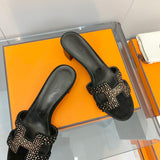 Hermes sandals Style 185 - back heel detail