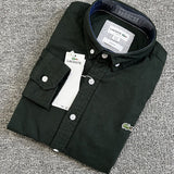 Back view of Lacoste luxury clothing with logo-detail design