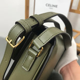 Top view of chic statement women's handbag – women's designer-style accessory